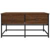 vidaXL Coffee Table Brown Oak Engineered wood, Metal Medium Coffee Table