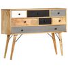 vidaXL Sideboard Multicolor Solid Mango Wood Medium Sideboard