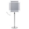 vidaXL A3 Pedestal Poster Stand Silver Aluminium Alloy