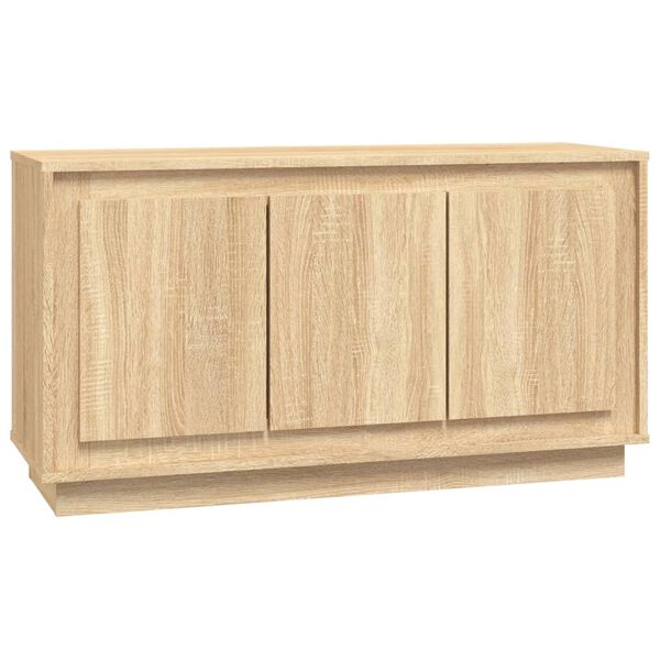 vidaXL Sideboard Sonoma Oak Engineered Wood Medium Sideboard