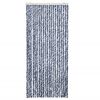 vidaXL Insect Curtain Blue and White 35.4x78.7" Chenille