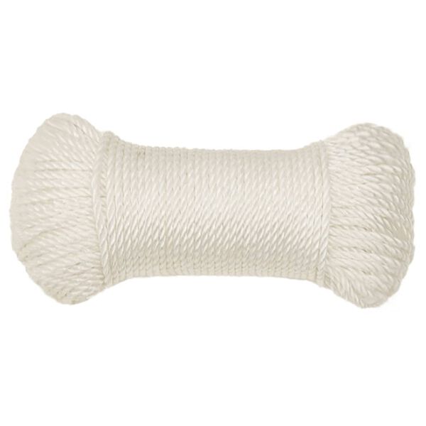 vidaXL Work Rope White 0.24 " 1640.4 ' Polypropylene