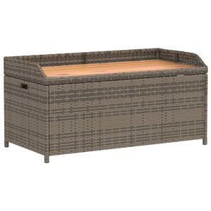 vidaXL Storage Bench Grey and brown