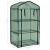 vidaXL 3-Tier Mini Greenhouse 27.2"x19.3"x49.2"