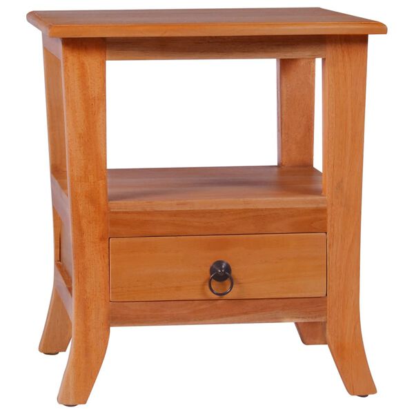 vidaXL Bedside Cabinet Solid Mahogany Wood