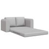 vidaXL Sofa Bed Cloud Grey 58.27 x 27.95 x 32.68 in Fabric