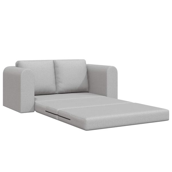 vidaXL Sofa Bed Cloud Grey 58.27 x 27.95 x 32.68 in Fabric
