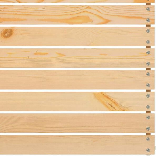 vidaXL Corner Sofa Natural Wood Solid pinewood Standard Modular