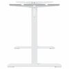 vidaXL Standing Desk Frame White Steel