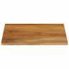 vidaXL Table Top Brown with oak finish Solid mango wood 24 x 24 in