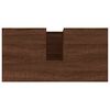 vidaXL Bathroom Cabinet Brown Oak Engineered Wood Medium