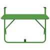 vidaXL Hanging Balcony Table Green 60 x 39 x 65 cm Steel