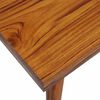 vidaXL Coffee Table Brown and Blue Teak and Resin 39.4 x 19.7 x 15.7 in