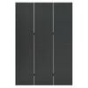 vidaXL 3-Panel Room Divider Anthracite 47.2"x70.9" Steel