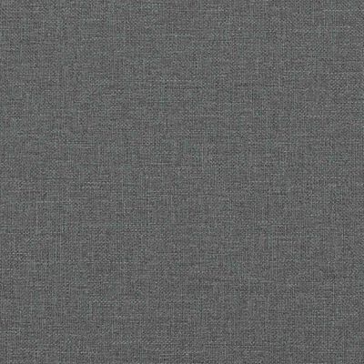 Close-up fabric texture in grey upholstery with fine weave.
