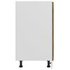 vidaXL Bottom Cabinet Smoked Oak Engineered Wood Standard Bottom Cabinet