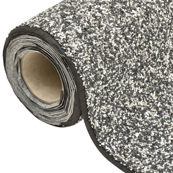 vidaXL Stone Liner Grey Nonwoven PP fleece, drinkable safe glue