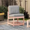 vidaXL Garden Chair Natural Wood Solid Douglas wood Medium Durable