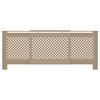 vidaXL MDF Radiator Cover 80.7"