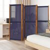 vidaXL 5-Panel Room Divider Dark Blue 137.8"x70.9"