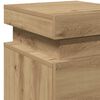 vidaXL Bedside Cabinet Set of 2 Artisan Oak Engineered wood