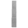 vidaXL Wall Shelf Concrete Grey Engineered wood 30.7x5.9x36.6 in