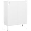 vidaXL Storage Cabinet White 31.5"x13.8"x40" Steel