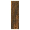 vidaXL Apothecary Cabinet Smoked oak Engineered Wood Tall and narrow