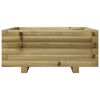 vidaXL Garden Planter Natural pine Solid pine wood Medium Durable