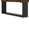 vidaXL Coffee Table Brown Oak Engineered wood, Iron Small Coffee Table