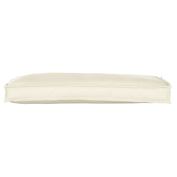vidaXL Pallet Cushion Set 2 pcs Cream 100 x 40 x 8 cm Oxford Fabric