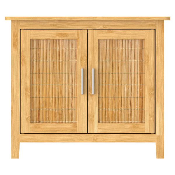 EISL Sink Cabinet Natural Bamboo Bamboo Medium Bathroom Cabinet