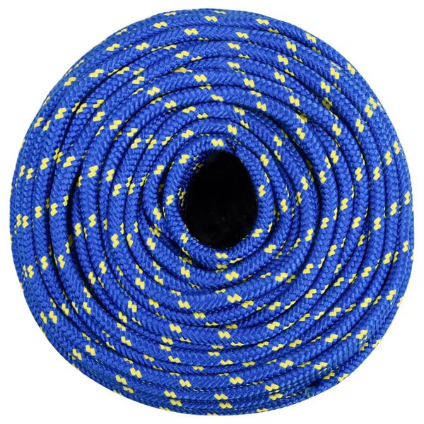 vidaXL Boat Rope Blue 0.31 " 820.2 ' Polypropylene