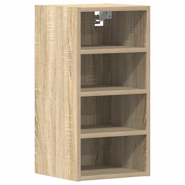 vidaXL Hanging Cabinet Sonoma Oak Engineered wood Medium Wall mounting