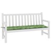 vidaXL Patio Bench Cushion Leaf Pattern 59.1x19.7x1.6" Oxford Fabric