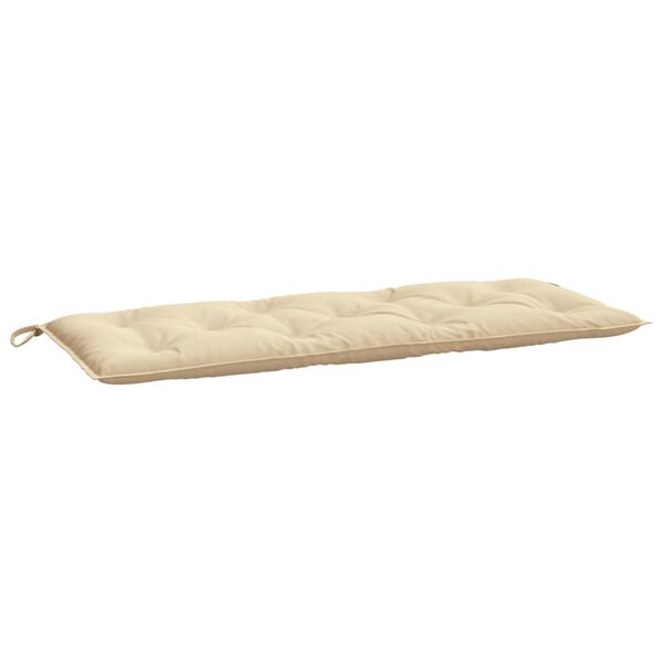 vidaXL Garden Bench Cushion Set of 2 Beige Oxford fabric (100% polyester)