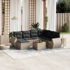 vidaXL Garden Sofa Set Grey