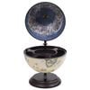 vidaXL Tabletop Globe Bar Wine Stand Eucalyptus Wood Green