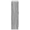 vidaXL Book Cabinet Grey Sonoma Engineered Wood Medium Book Cabinet