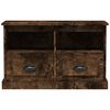 vidaXL TV Cabinet Smoked Oak Engineered Wood 31.5 x 13.8 x 19.7 in