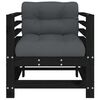 vidaXL Garden Chair Black, Anthracite