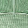 vidaXL Greenhouse Green PE mesh fabric, galvanized steel Large