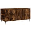 vidaXL Coffee Table Smoked Oak Engineered Wood, Metal Medium