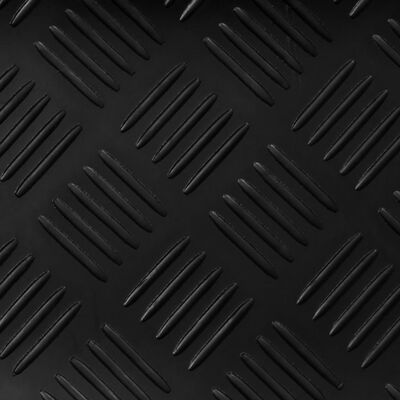 vidaXL Rubber Floor Mat Anti-Slip 6.6'x3.3' Checker Plate