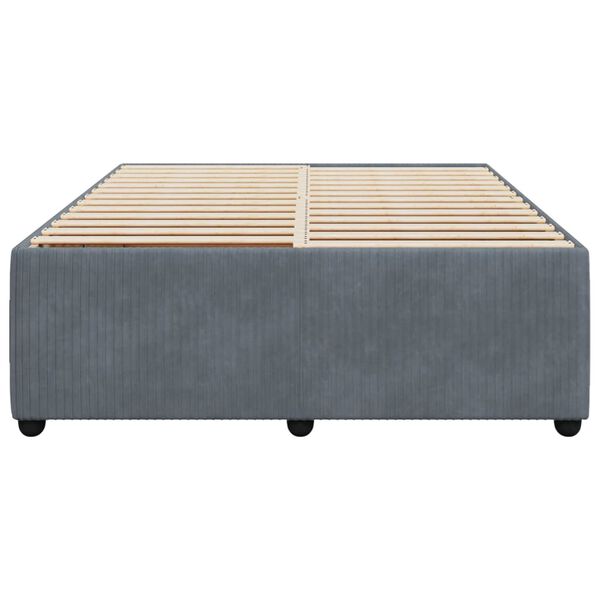 vidaXL Bed Frame Dark Gray