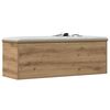 vidaXL Storage Box with Storage Artisan Oak 40.16 x 13.78 x 13.78 in