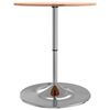 vidaXL Bar Table Beech Solid Beech Wood Height Adjustable Bar Table