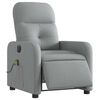 vidaXL Electric Massage Recliner Chair Light gray