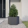 vidaXL Garden Planter Anthracite Steel Large Durable Garden Planter