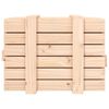 vidaXL Storage Box Natural Pine Solid Pine Wood